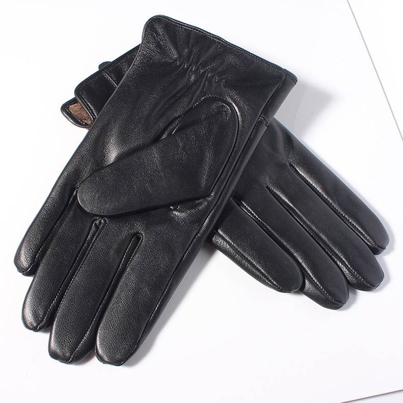 Men's Black Gloves with Touch Screen
