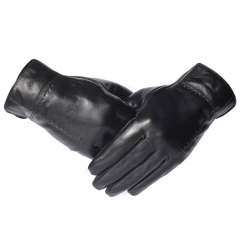 Men's Black Gloves with Touch Screen