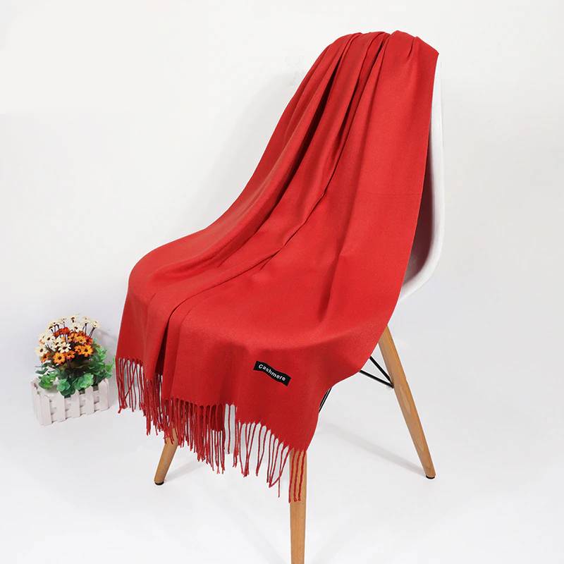 Solid Cashmere Women's Scarf