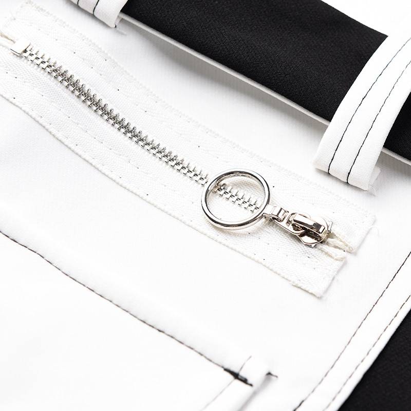 Women's Black Blazer White Pockets Women's Black Blazer White Pockets