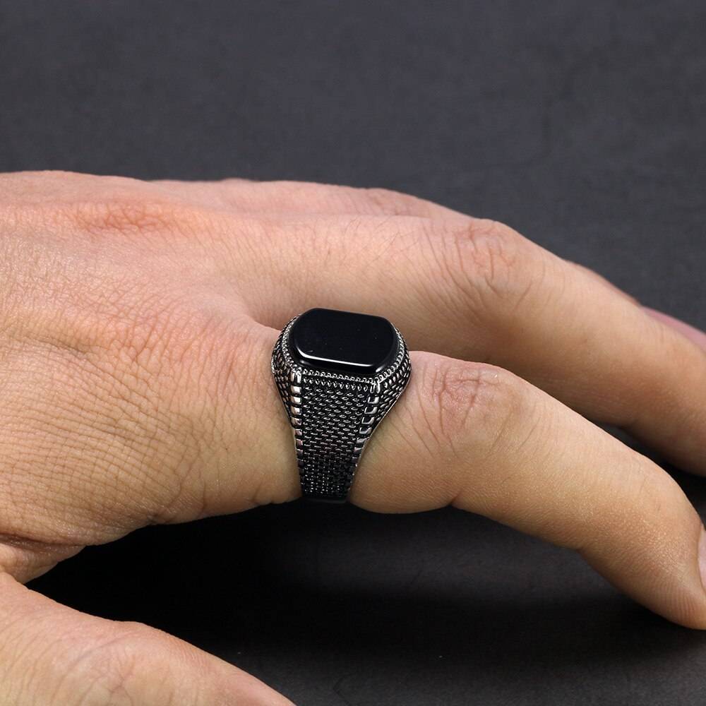 Men's Black Jewellery Ring Men's Black Jewellery Ring