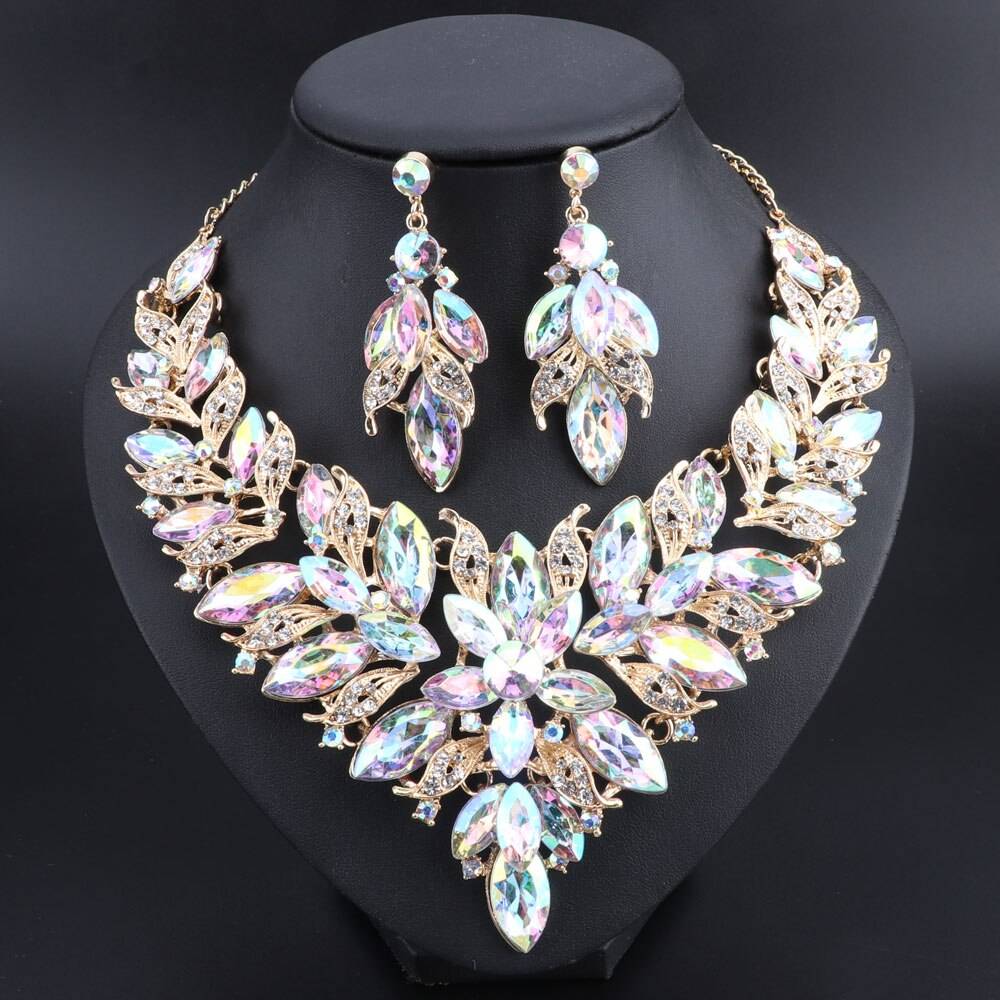 Fashion Wedding Necklace and Earring Set Fashion Wedding Necklace and Earring Set