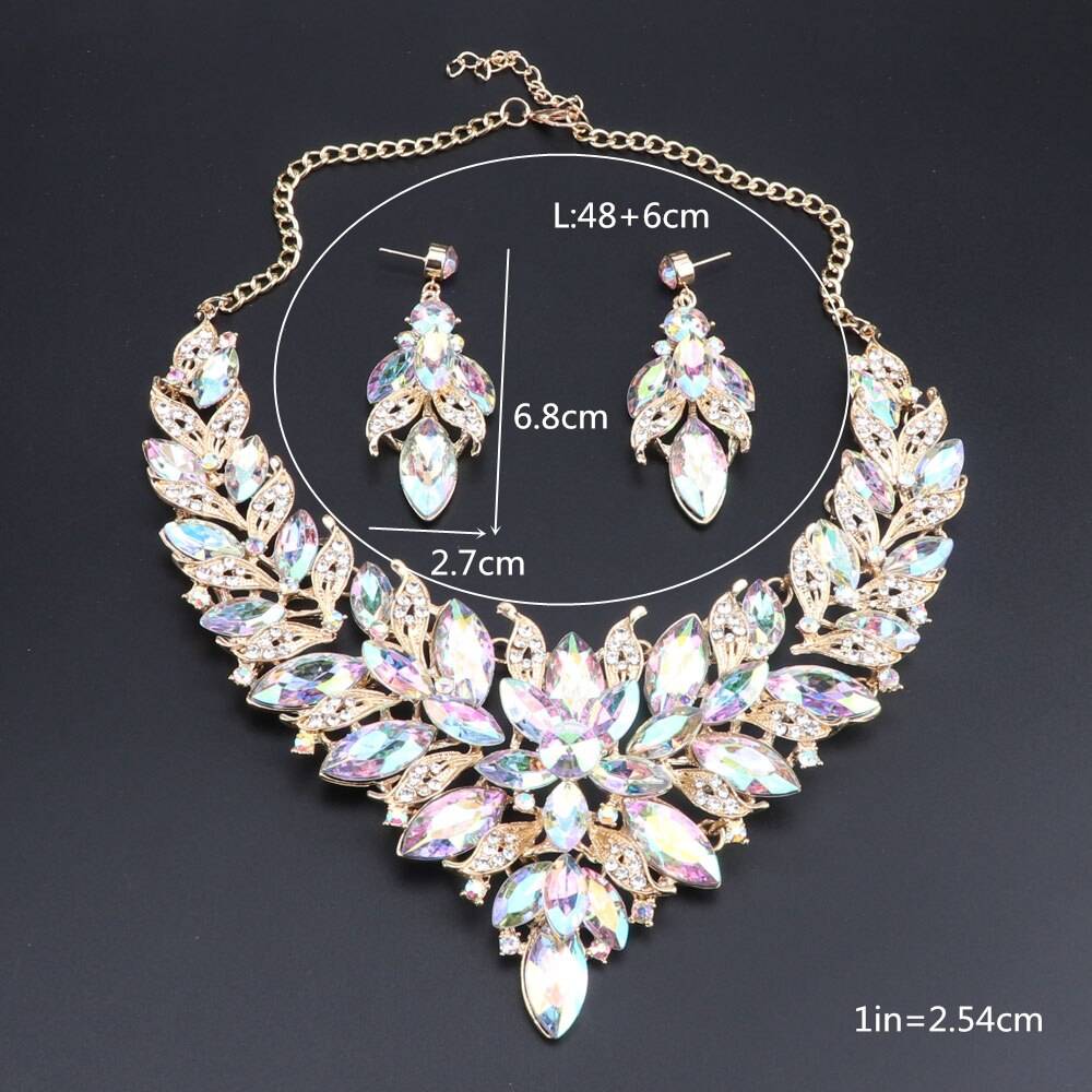 Fashion Wedding Necklace and Earring Set Fashion Wedding Necklace and Earring Set