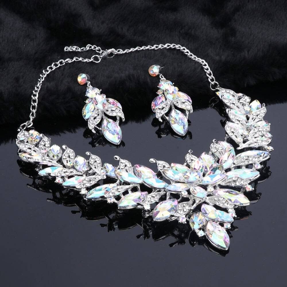 Fashion Wedding Necklace and Earring Set Fashion Wedding Necklace and Earring Set