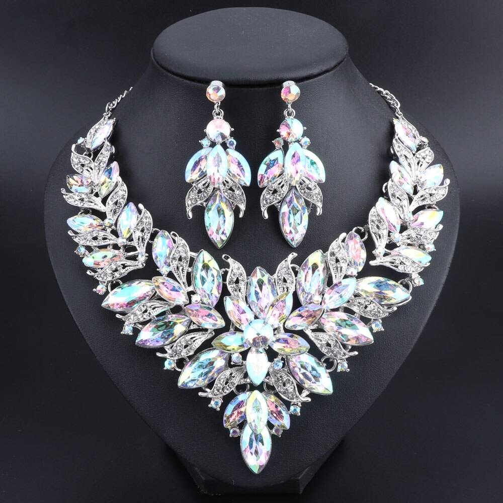 Fashion Wedding Necklace and Earring Set Fashion Wedding Necklace and Earring Set